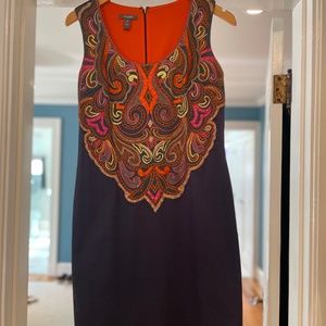 Muse sleeveless dress with gorgeous embroidery - size 4